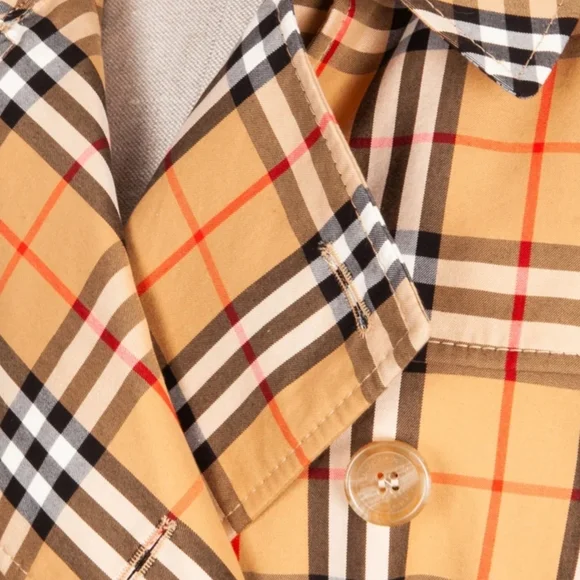 BURBERRY Vintage Check Trench Coat – Women’s Size 10 – BRAND NEW - Picture 10 of 10